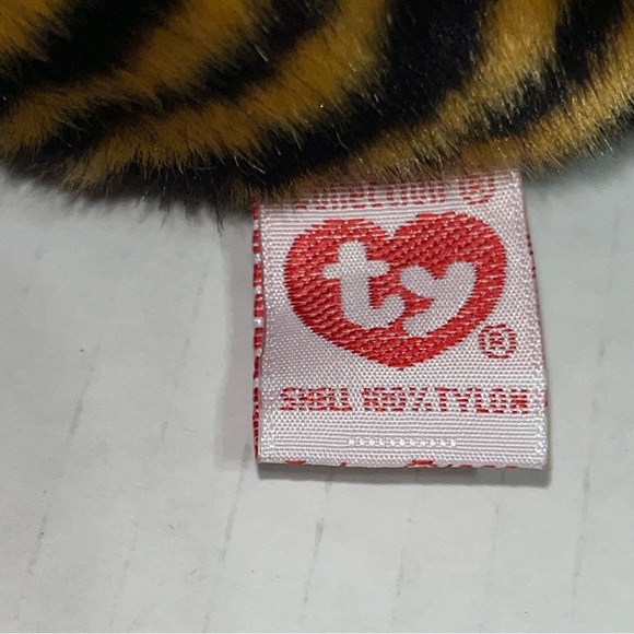 TY Original Beanie Buddy Spinner the Spider Tiger‎ Striped Body Plush - Picture 7 of 14